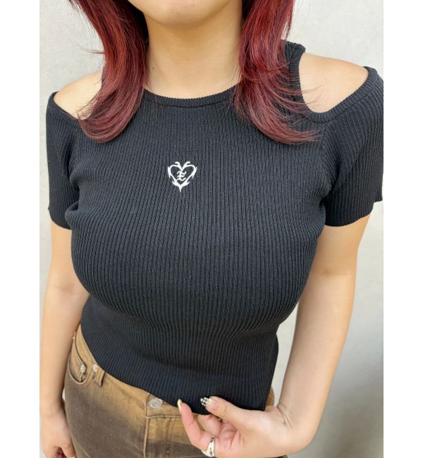 EVRIS「オープンショルダーニット」|ニット・セーター|