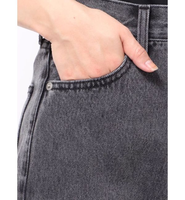 EVRIS「シンプルワイドデニムパンツ」|デニム|