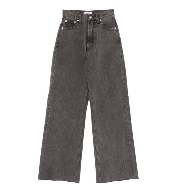 EVRIS「シンプルワイドデニムパンツ」|デニム|