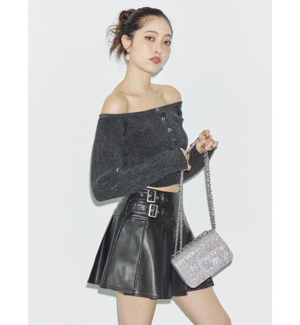 EVRIS「モールオフショルニットトップス」|ニット・セーター|