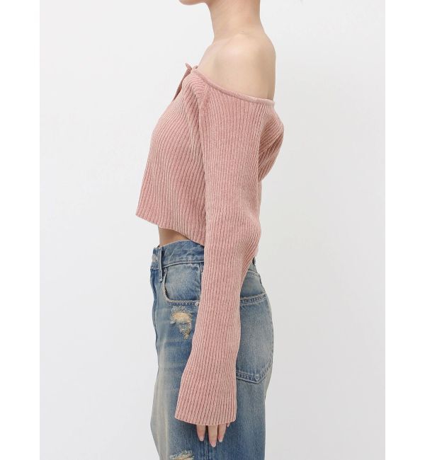 EVRIS「モールオフショルニットトップス」|ニット・セーター|