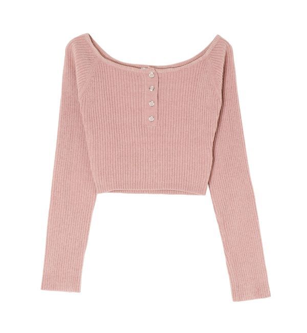 EVRIS「モールオフショルニットトップス」|ニット・セーター|