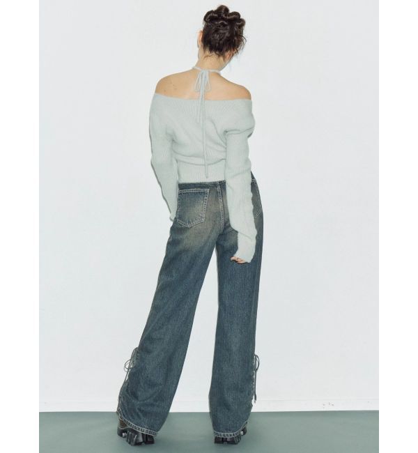 EVRIS「ホルターネックシャギーニットトップス」|ニット・セーター|