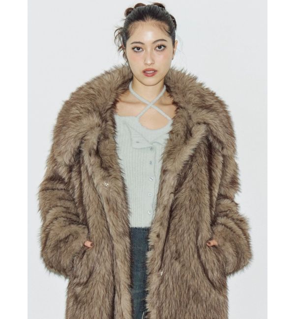 EVRIS「ホルターネックシャギーニットトップス」|ニット・セーター|