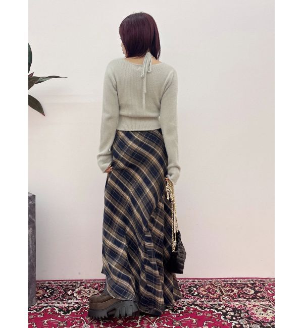 EVRIS「ホルターネックシャギーニットトップス」|ニット・セーター|