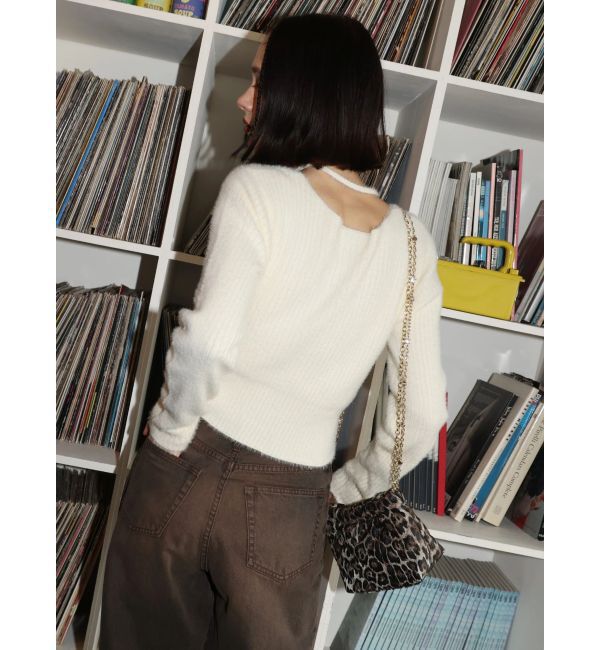 EVRIS「ホルターネックシャギーニットトップス」|ニット・セーター|