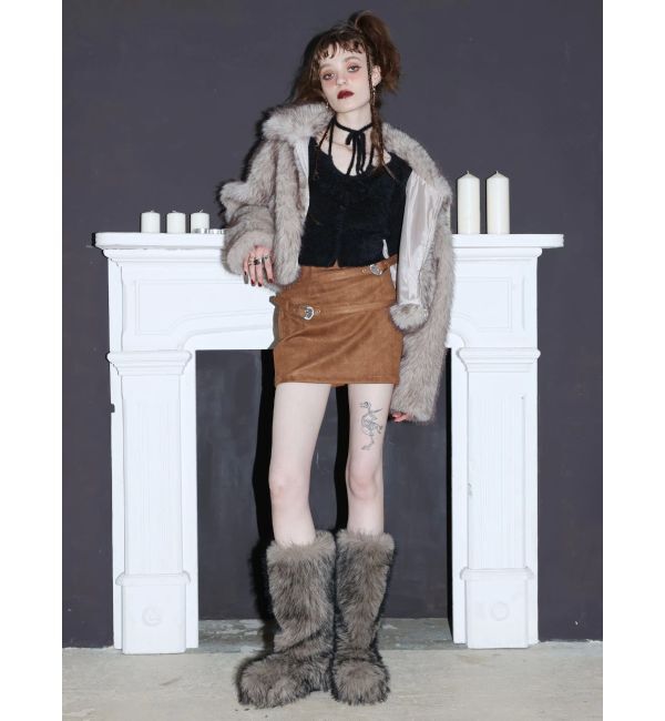 EVRIS「ホルターネックシャギーニットトップス」|ニット・セーター|