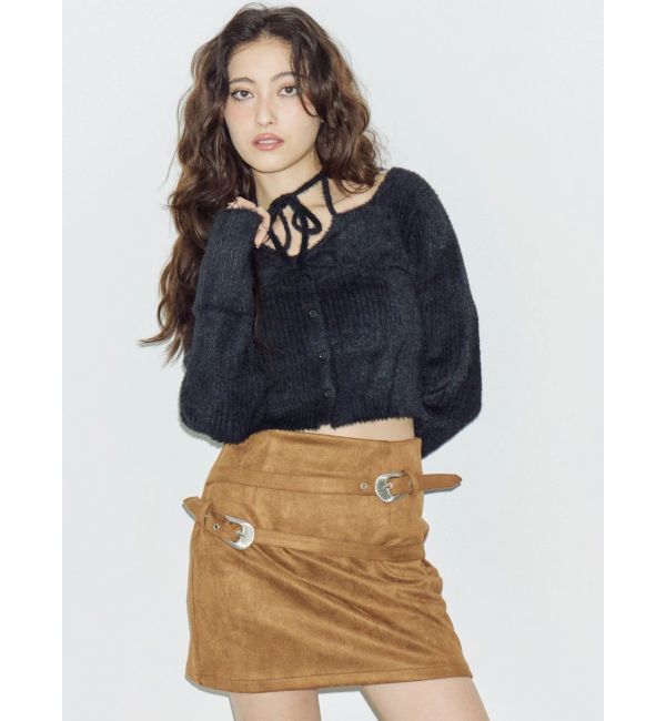 EVRIS「ホルターネックシャギーニットトップス」|ニット・セーター|