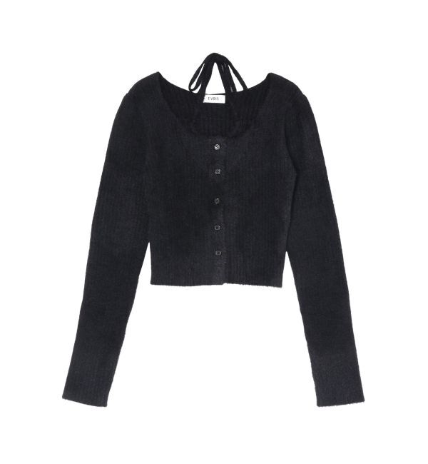 EVRIS「ホルターネックシャギーニットトップス」|ニット・セーター|