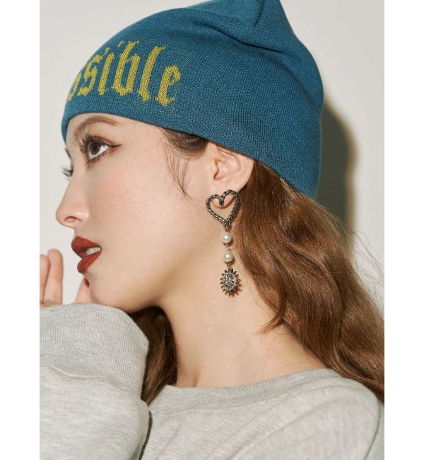 EVRIS「SUNNY MOTIF HEART CATCH ピアス」|ピアス|