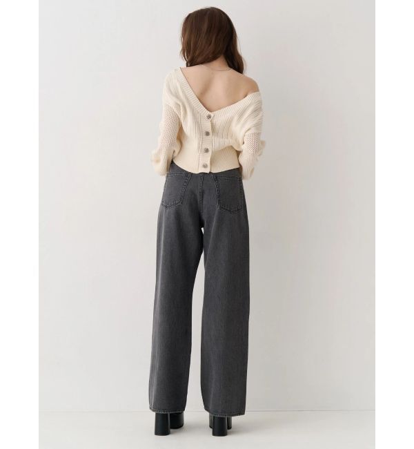 EVRIS「2WAYピグメントニットカーディガン」|カーディガン|
