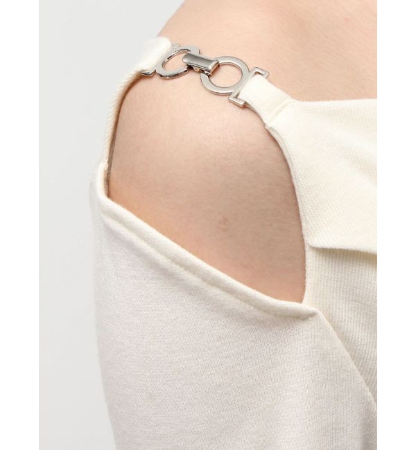 EVRIS「チェーンドレープリブトップス」|Tシャツ・カットソー|