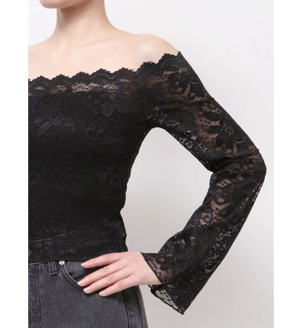 EVRIS「スカラップオフショルレーストップス」|シャツ・ブラウス|