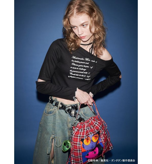 jouetie「【TVアニメ『ダンダダン』・jouetie】フィットオフショルトップス」|Tシャツ・カットソー|