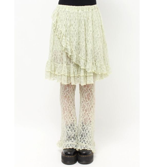 jouetie「レースフリルレイヤードフレアパンツ」|その他|