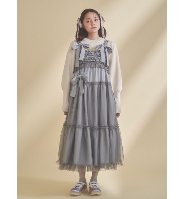 merry jenny「satin frill bandスニーカー」|スニーカー|