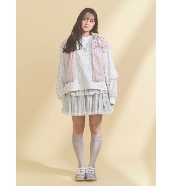 merry jenny「satin frill bandスニーカー」|スニーカー|