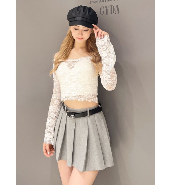 GYDA「2WAYレースTOPS」|Tシャツ・カットソー|