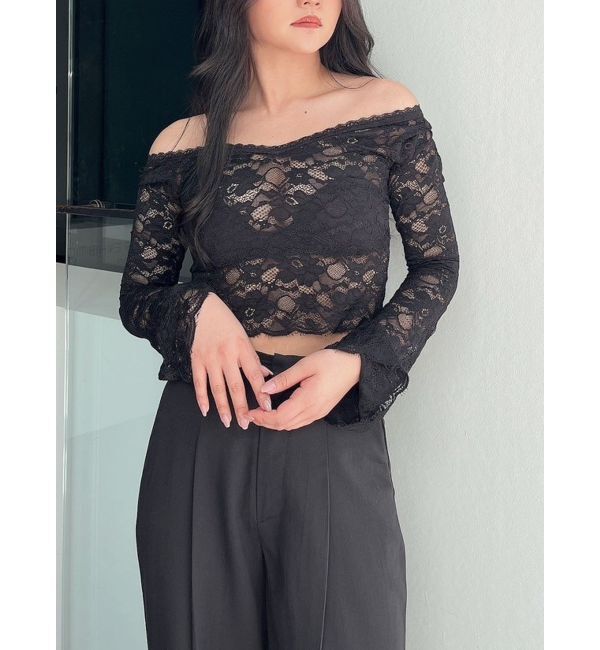 GYDA「2WAYレースTOPS」|Tシャツ・カットソー|