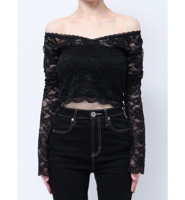 GYDA「2WAYレースTOPS」|Tシャツ・カットソー|