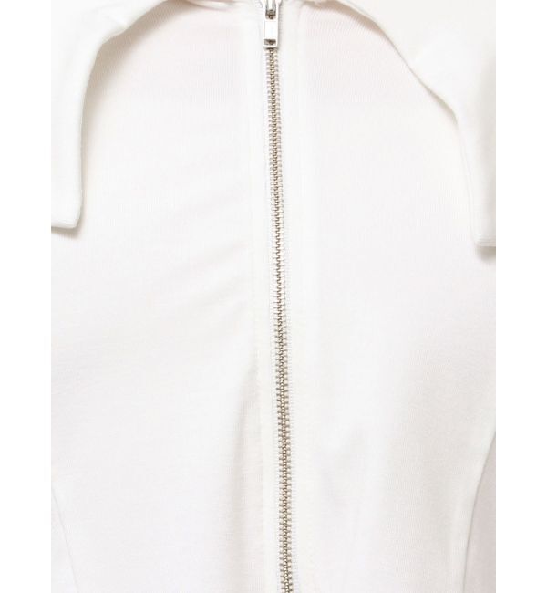 GYDA「フロントZIPクロスチョーカーショートトップス」|Tシャツ・カットソー|