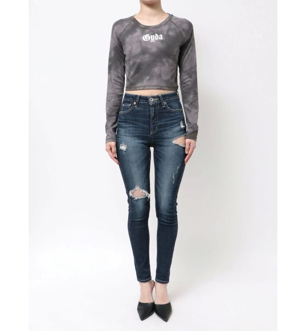 GYDA「GYDA processing like shortトップス」|Tシャツ・カットソー|