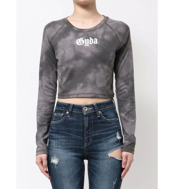 GYDA「GYDA processing like shortトップス」|Tシャツ・カットソー|