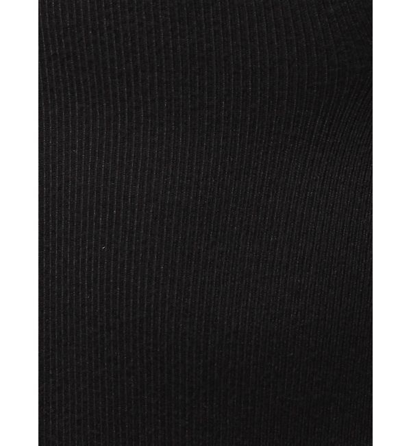 GYDA「GG CHAIN LEFT OPEN LONGニットワンピース」|ワンピース|