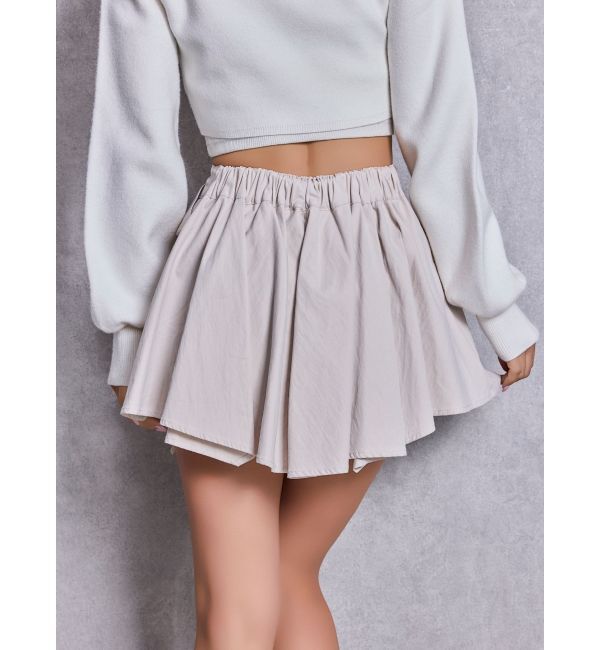 GYDA「HEM Symmetryメッシュスカートライクショートパンツ」|スカート|