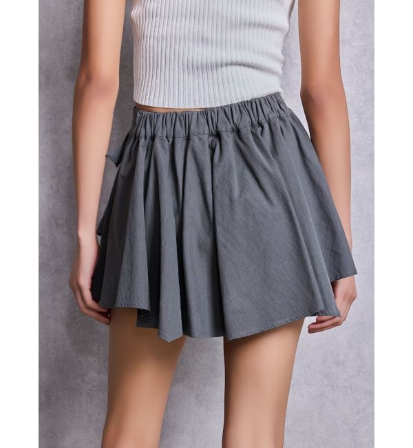 GYDA「HEM Symmetryメッシュスカートライクショートパンツ」|スカート|