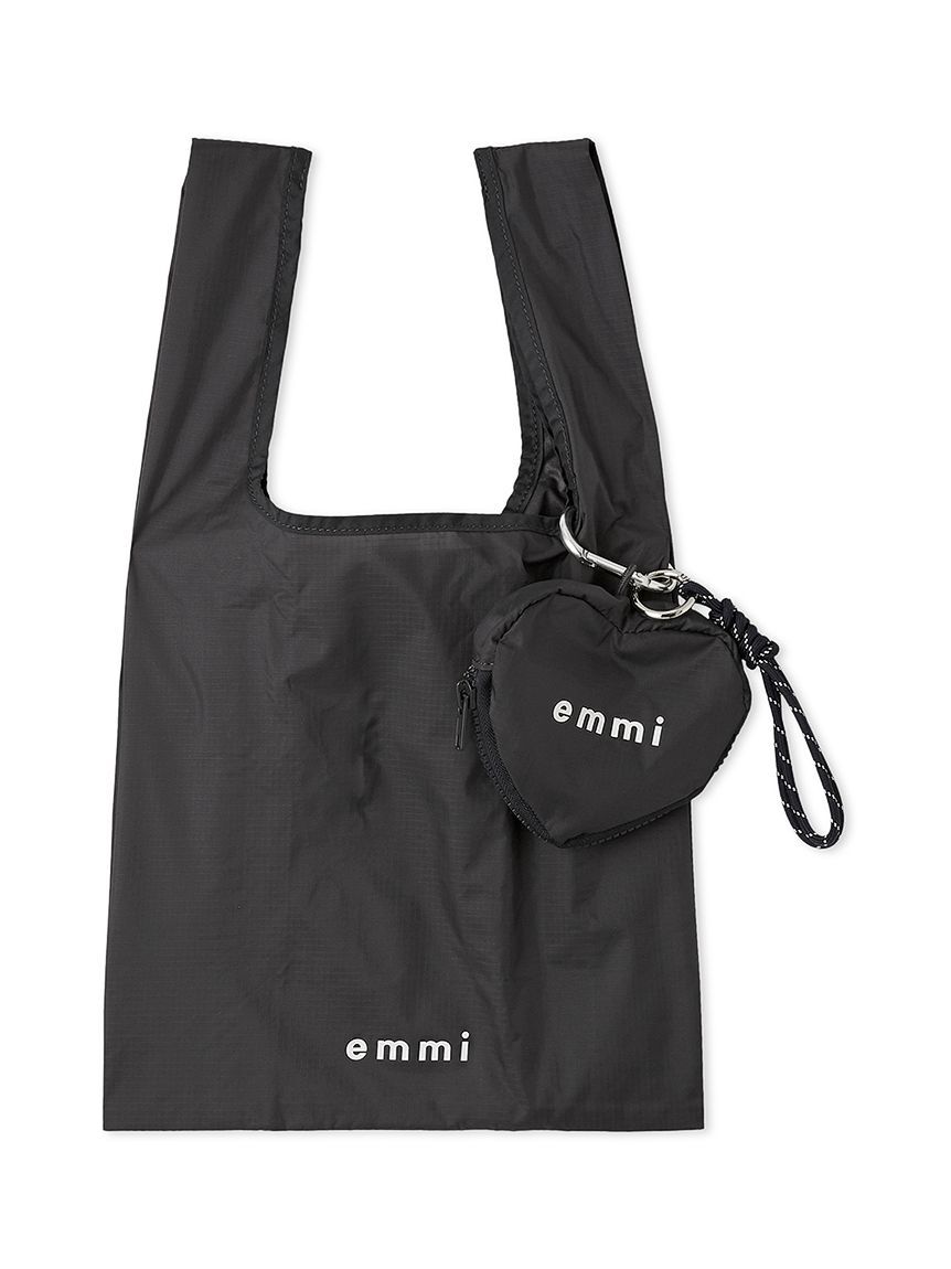 emmi atelier「【10th】ハートチャーム付きエコバッグ」|エコバッグ|