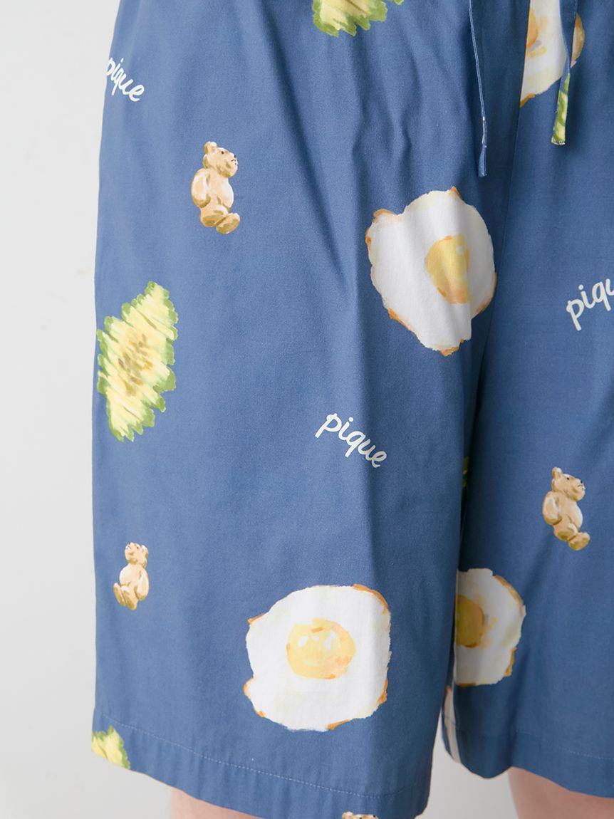 GELATO PIQUE HOMME「【HOMME】サニーサイドエッグ総柄ハーフパンツ」|その他|