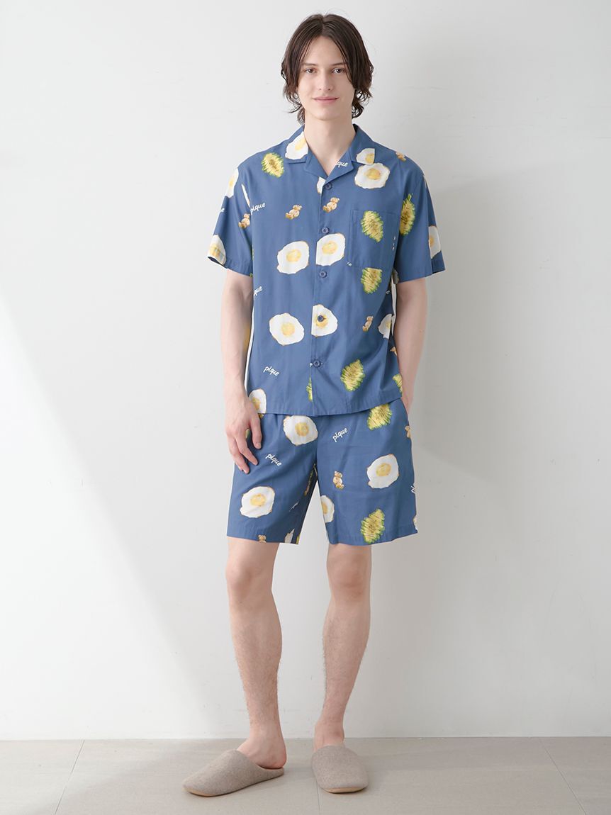 GELATO PIQUE HOMME「【HOMME】サニーサイドエッグ総柄ハーフパンツ」|その他|