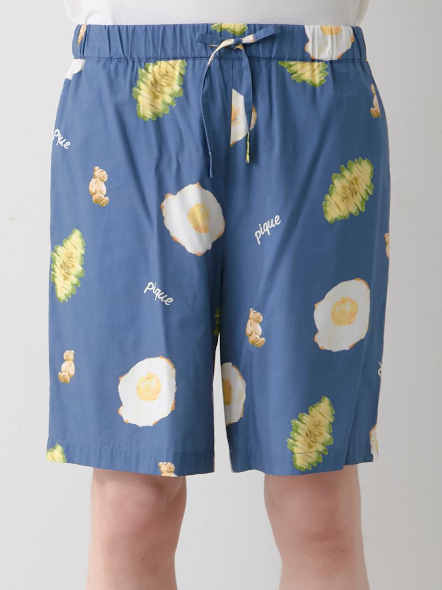 GELATO PIQUE HOMME「【HOMME】サニーサイドエッグ総柄ハーフパンツ」|その他|