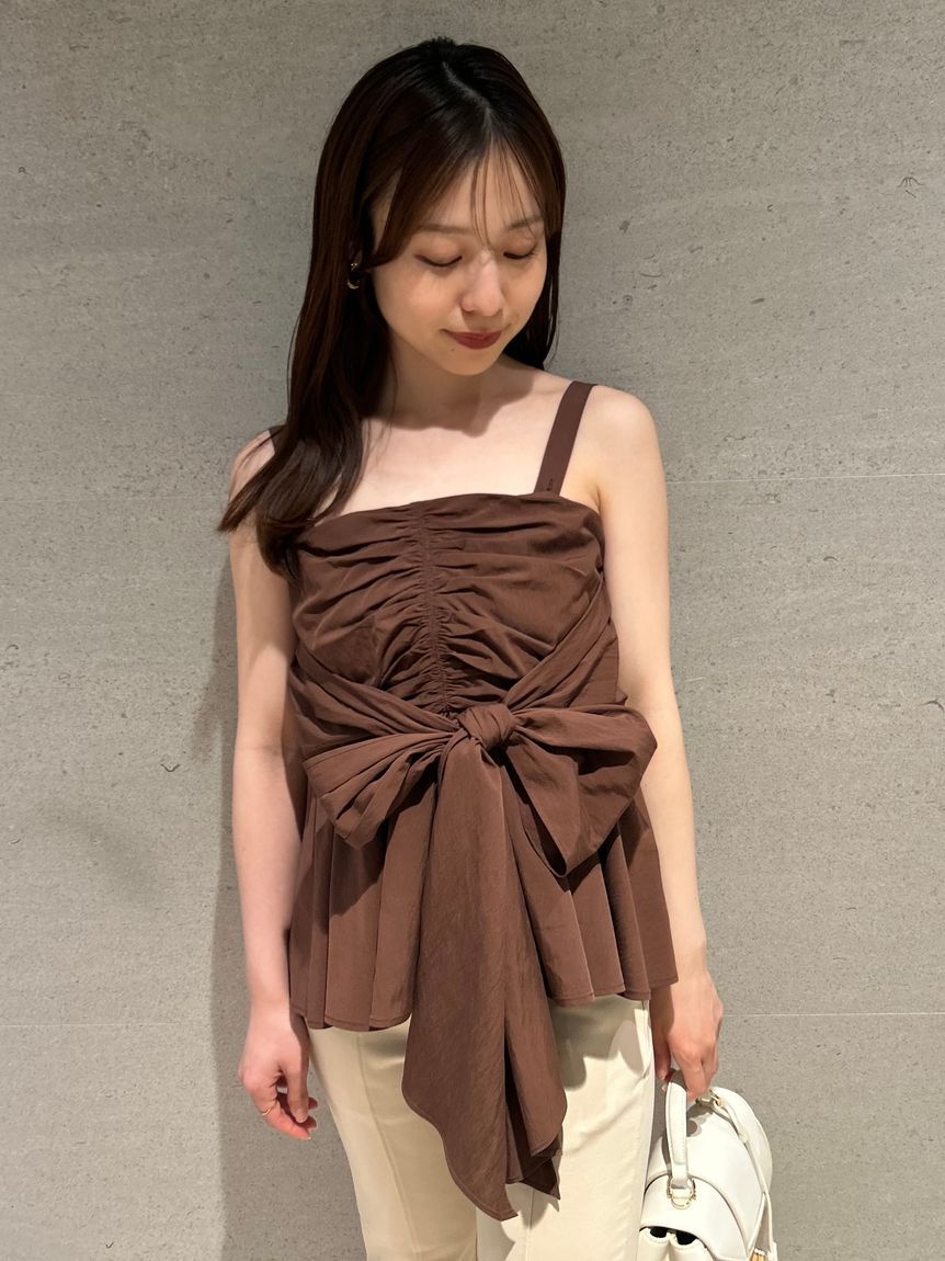 FRAY I.D「2wayリボントップス」|Tシャツ・カットソー|