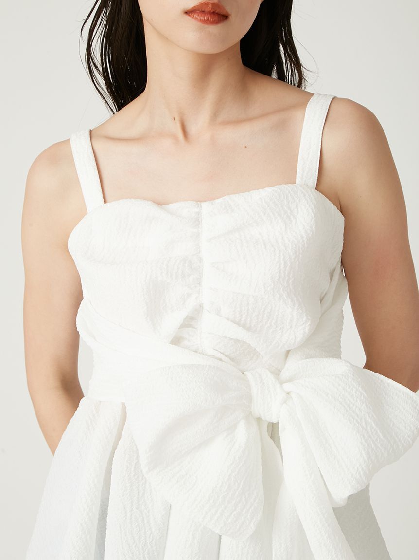 FRAY I.D「2wayリボントップス」|Tシャツ・カットソー|