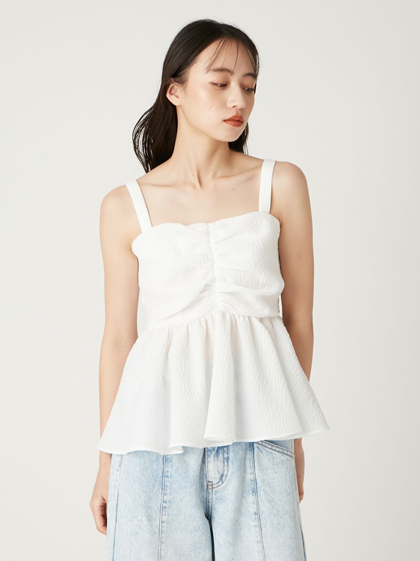 FRAY I.D「2wayリボントップス」|Tシャツ・カットソー|