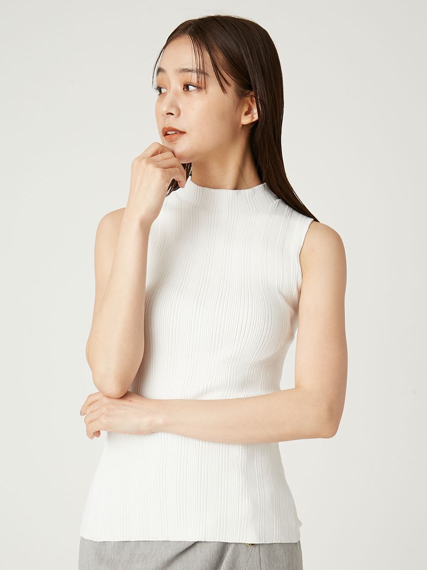 FRAY I.D「ドライタッチノースリーブニット／ウォッシャブル」|ニット・セーター|