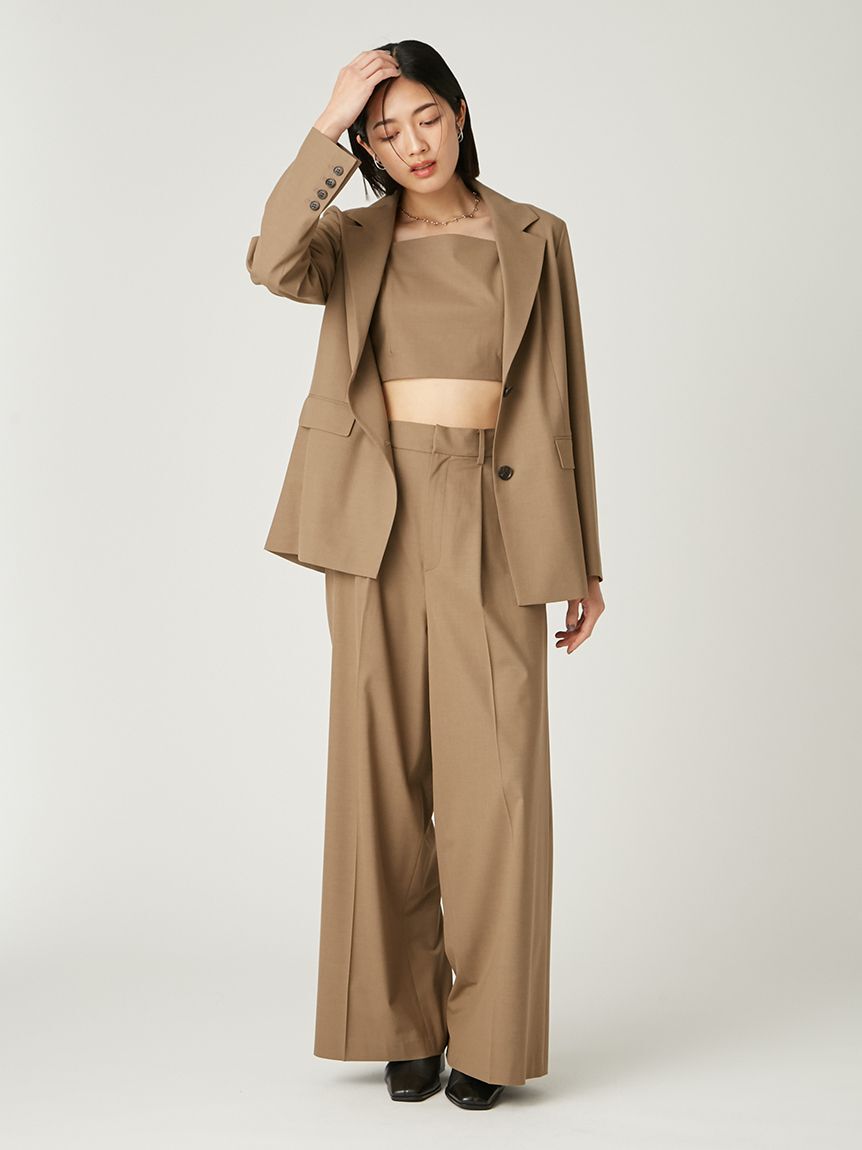 FRAY I.D「ワイドストレートパンツ」|チノ|