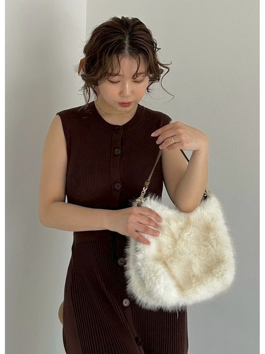 FRAY I.D「エッジトリムファーバッグ」|ショルダー・メッセンジャー|