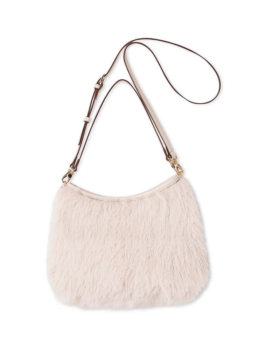 FRAY I.D「エッジトリムファーバッグ」|ショルダー・メッセンジャー|PNK