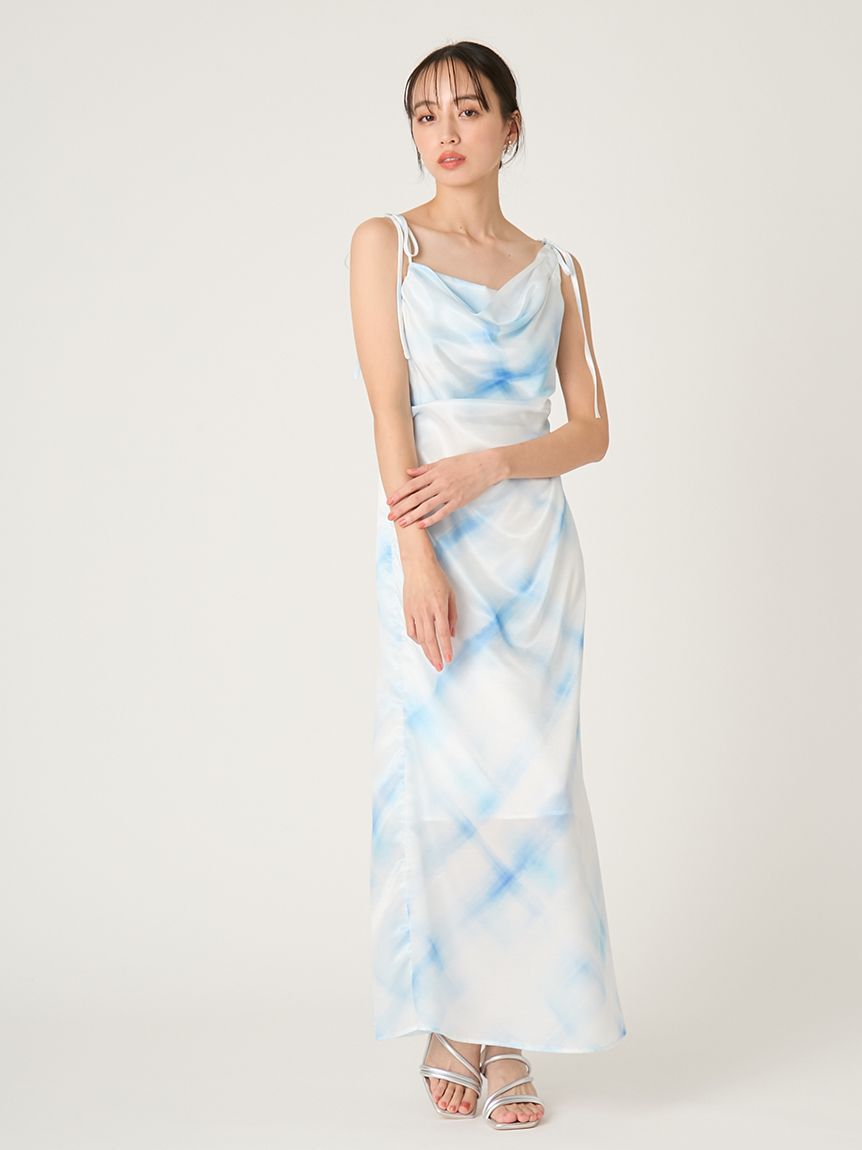 FRAY I.D「タックドレープキャミワンピース」|ワンピース|