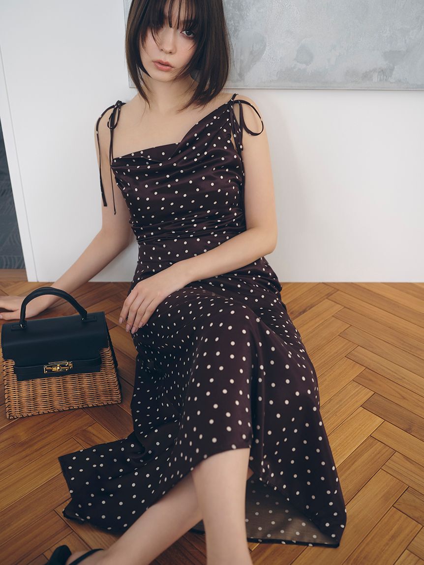 FRAY I.D「タックドレープキャミワンピース」|ワンピース|BRW