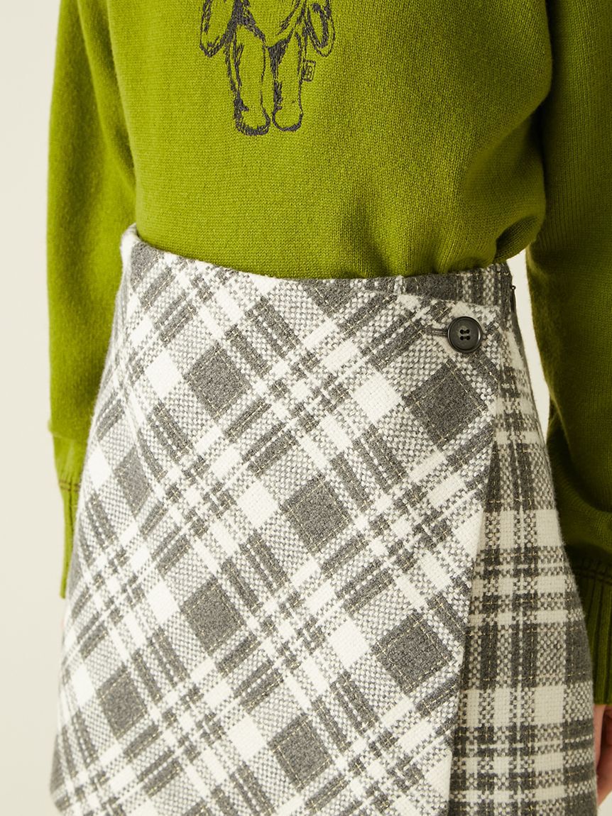 LILY BROWN「【WEB限定サイズ2】ロービングチェックスカショーパン」|その他|