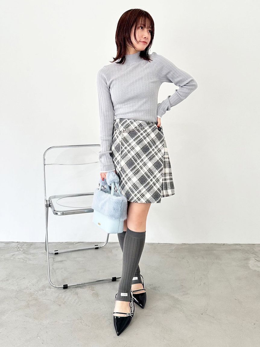 LILY BROWN「【WEB限定サイズ2】ロービングチェックスカショーパン」|その他|