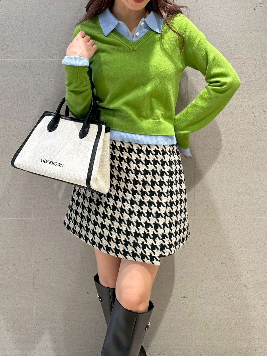 LILY BROWN「【WEB限定サイズ2】ロービングチェックスカショーパン」|その他|