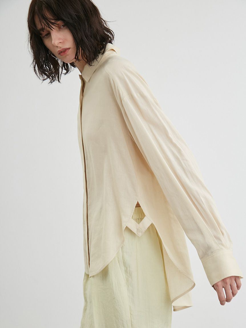 styling/「サイドタブワイドシャツ」|シャツ・ブラウス|
