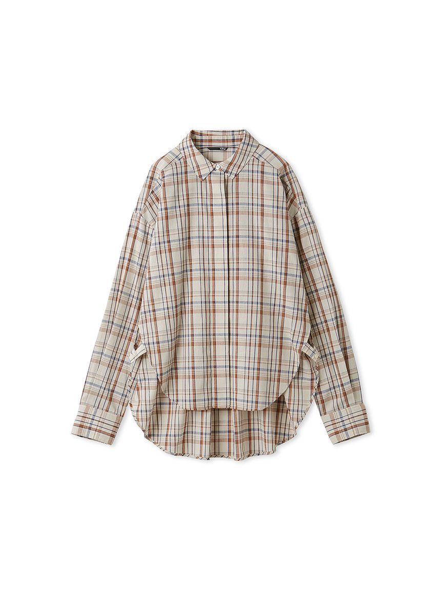 styling/「サイドタブワイドシャツ」|シャツ・ブラウス|BEG