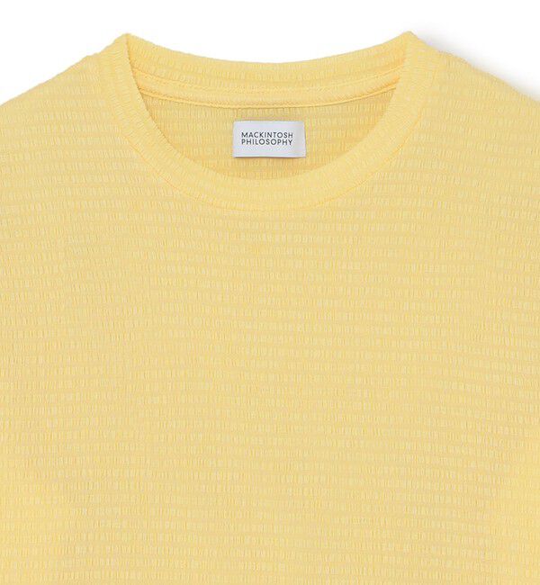 MACKINTOSH PHILOSOPHY「クレープタッチハーフスリーブカットソー」|Tシャツ・カットソー|