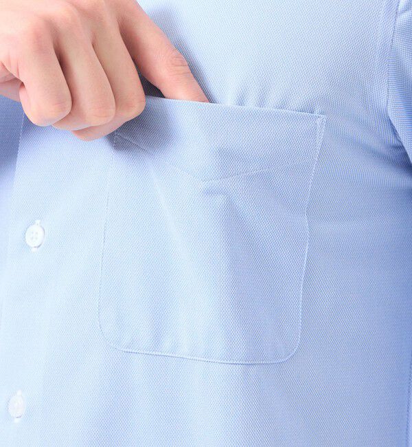 MACKINTOSH PHILOSOPHY「トロッター ボタンダウンシャツ 無地/トリコットストライプ」|シャツ・ブラウス|